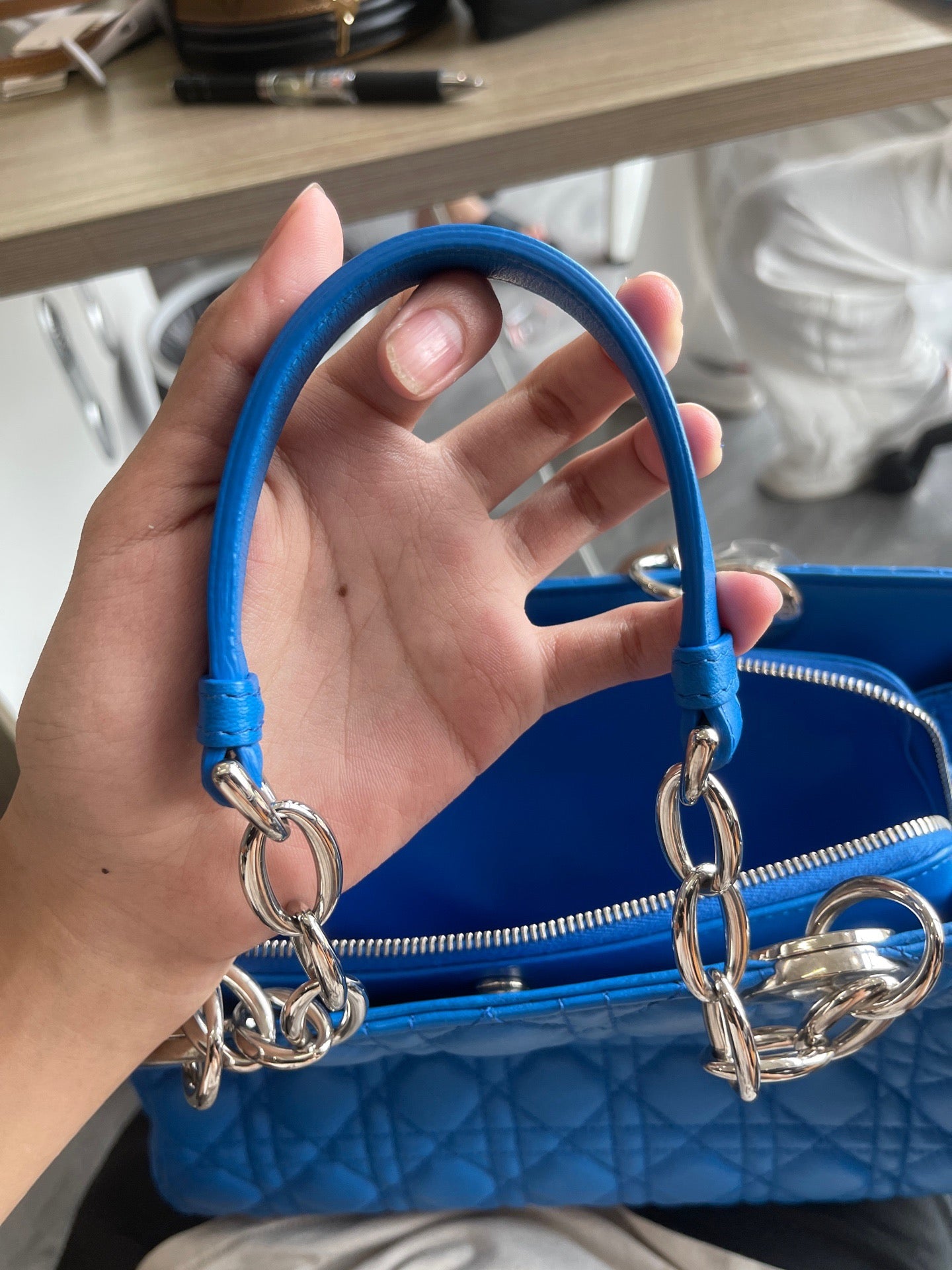 Dior - Other - Leather - Blue - (medium)