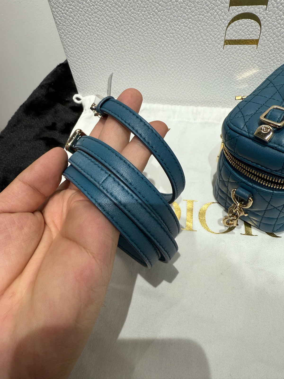 Dior - Other - Leather - Blue - (mini)