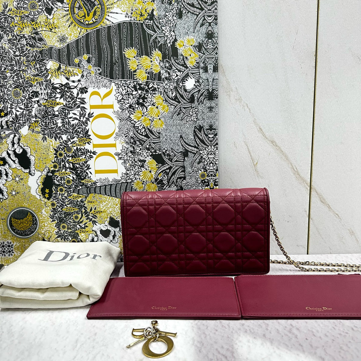 Dior - Other - Leather - Burgundy