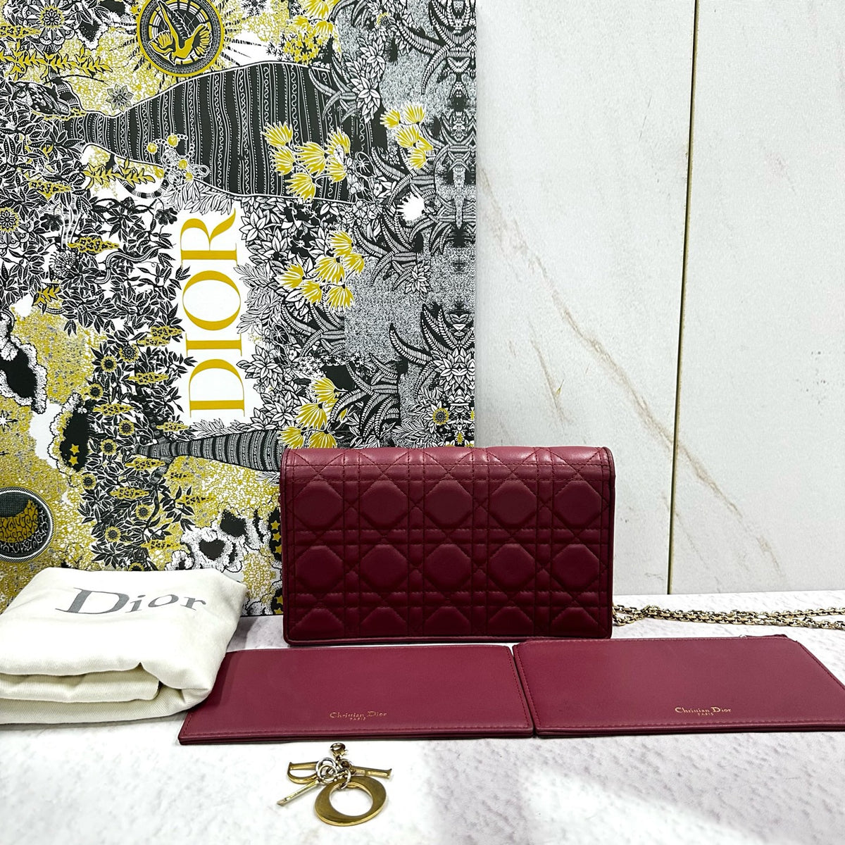 Dior - Other - Leather - Burgundy