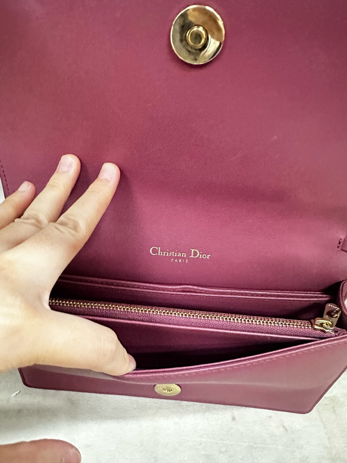 Dior - Other - Leather - Burgundy
