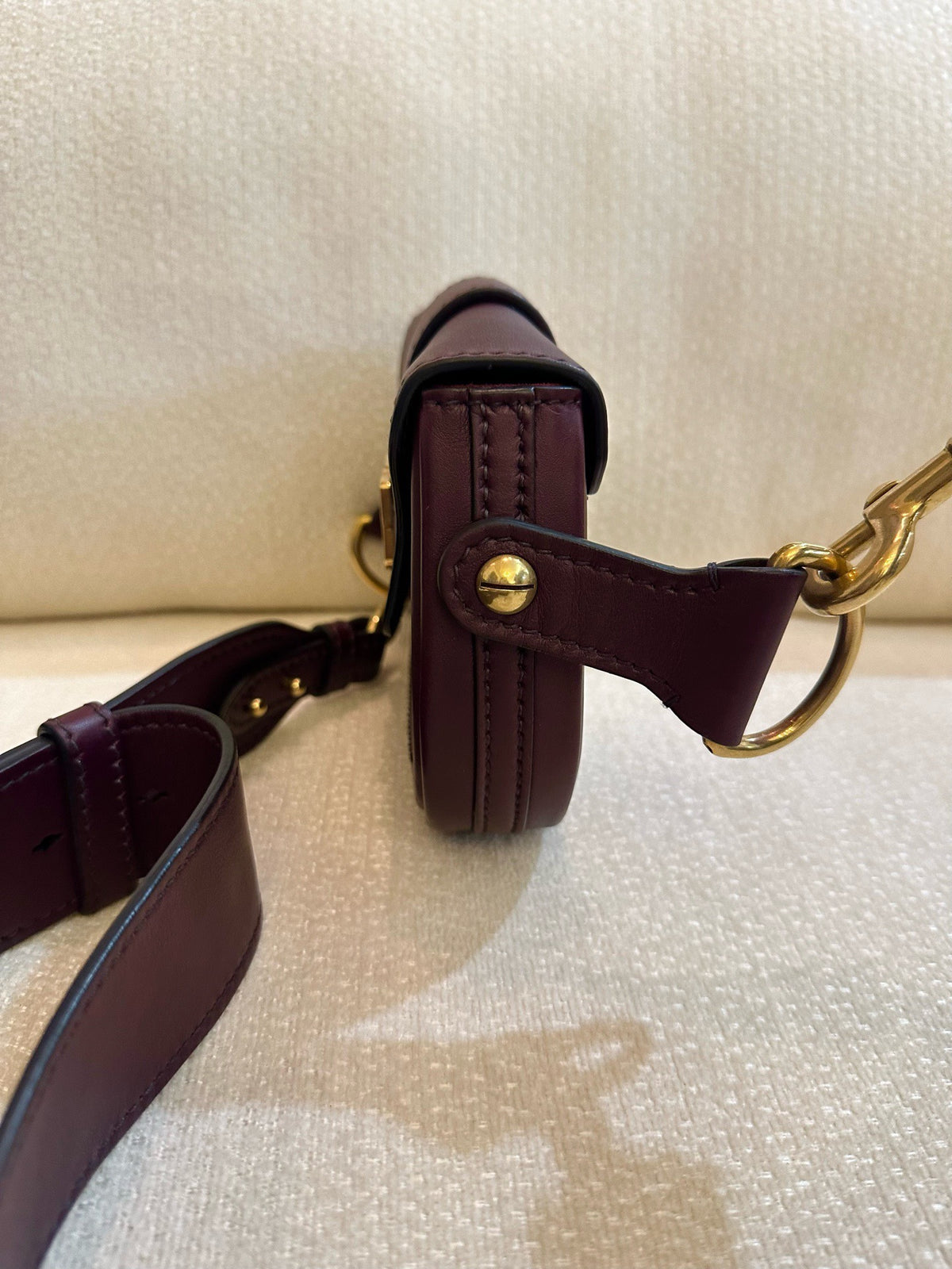 Dior - Other - Leather - Burgundy - (small)
