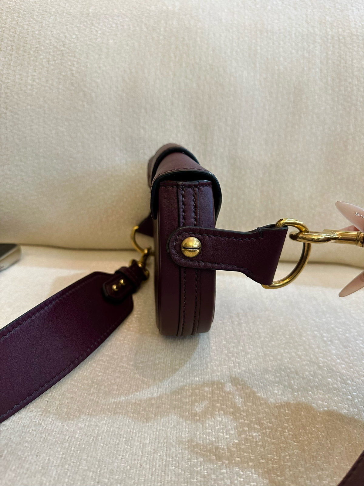 Dior - Other - Leather - Burgundy - (small)