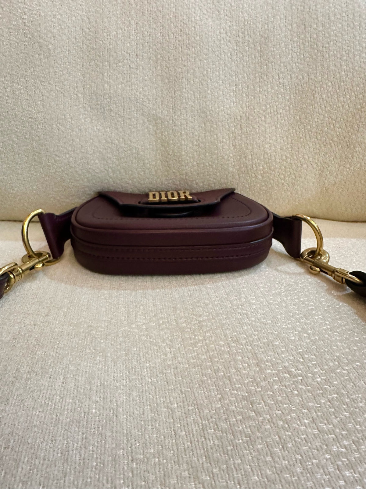 Dior - Other - Leather - Burgundy - (small)