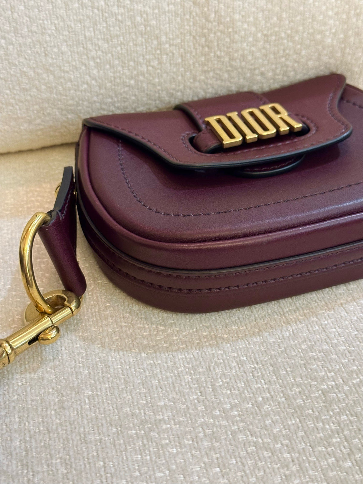 Dior - Other - Leather - Burgundy - (small)