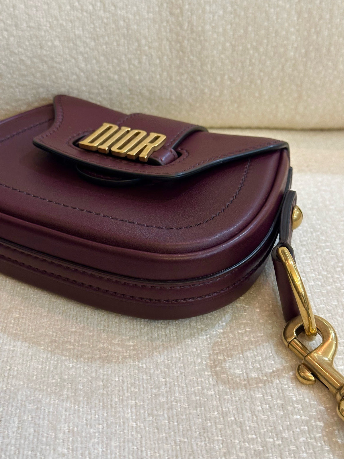 Dior - Other - Leather - Burgundy - (small)