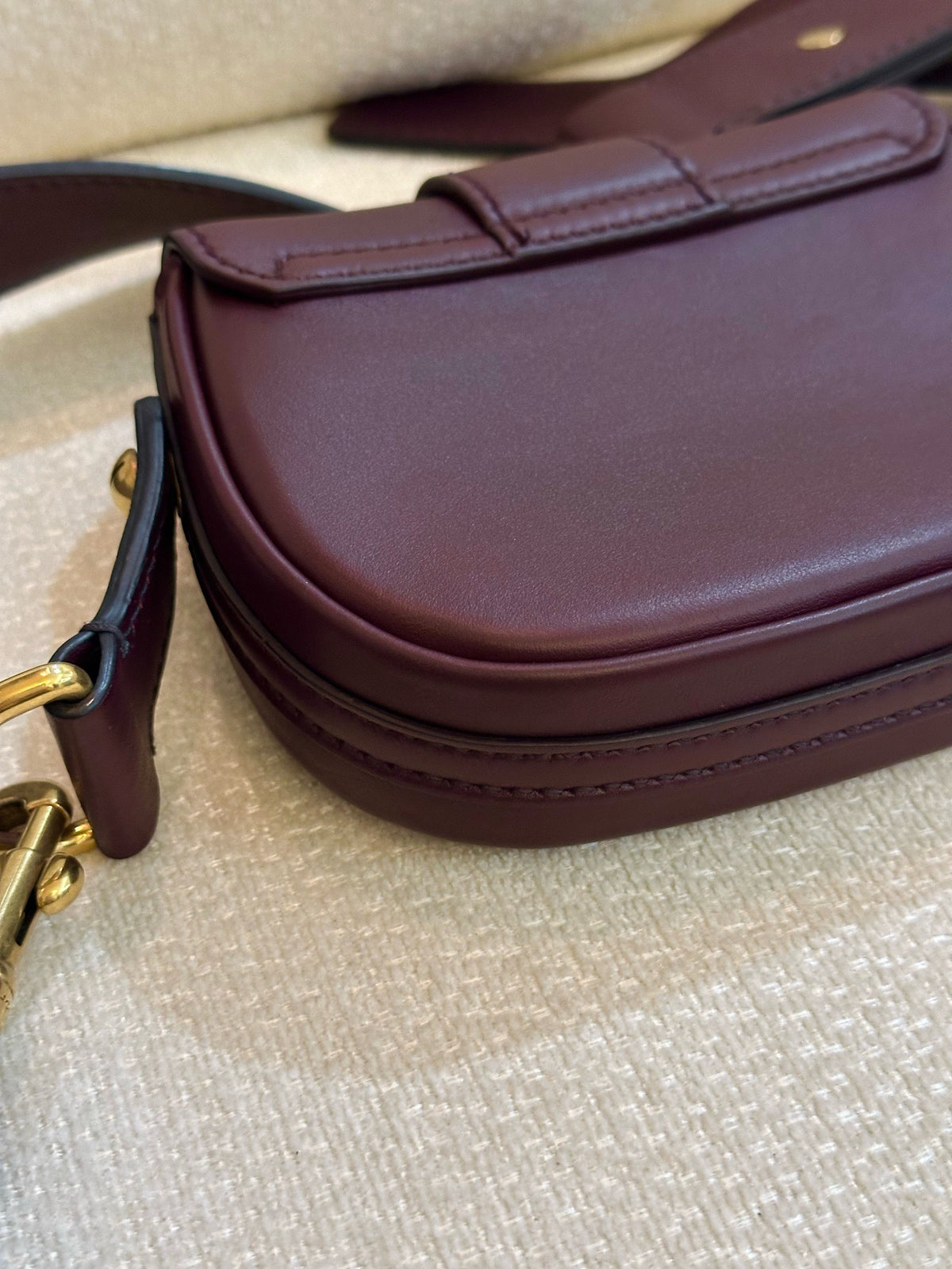 Dior - Other - Leather - Burgundy - (small)