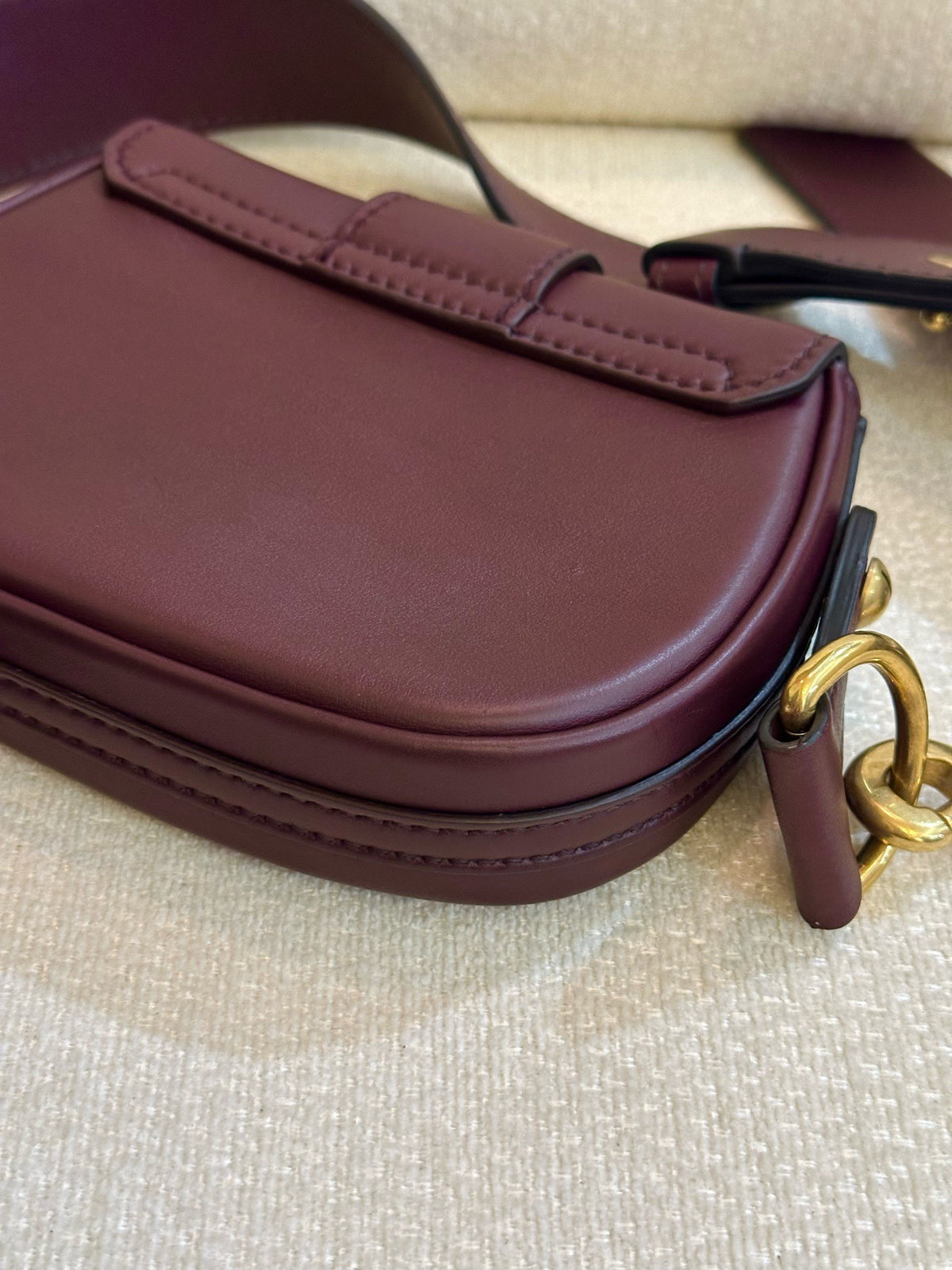 Dior - Other - Leather - Burgundy - (small)