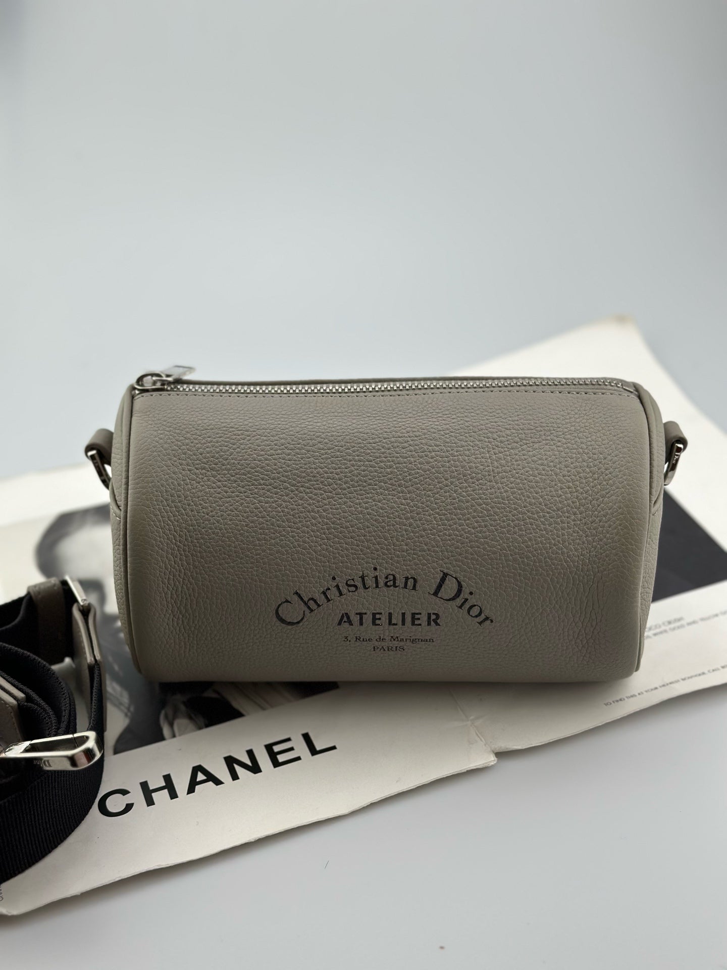 Dior - Other - Leather - Grey - (mini)