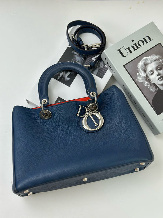 Dior - Other - Leather - Navy - (medium)