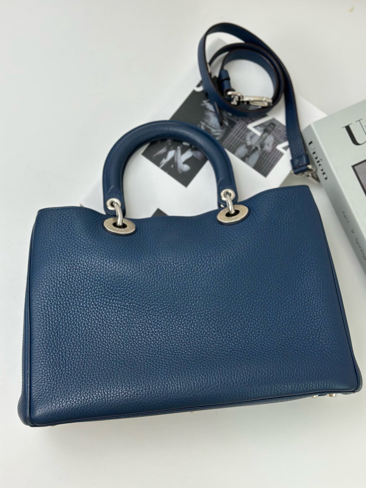 Dior - Other - Leather - Navy - (medium)