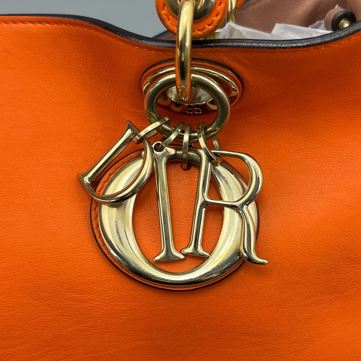 Dior - Other - Leather - Orange - (medium)