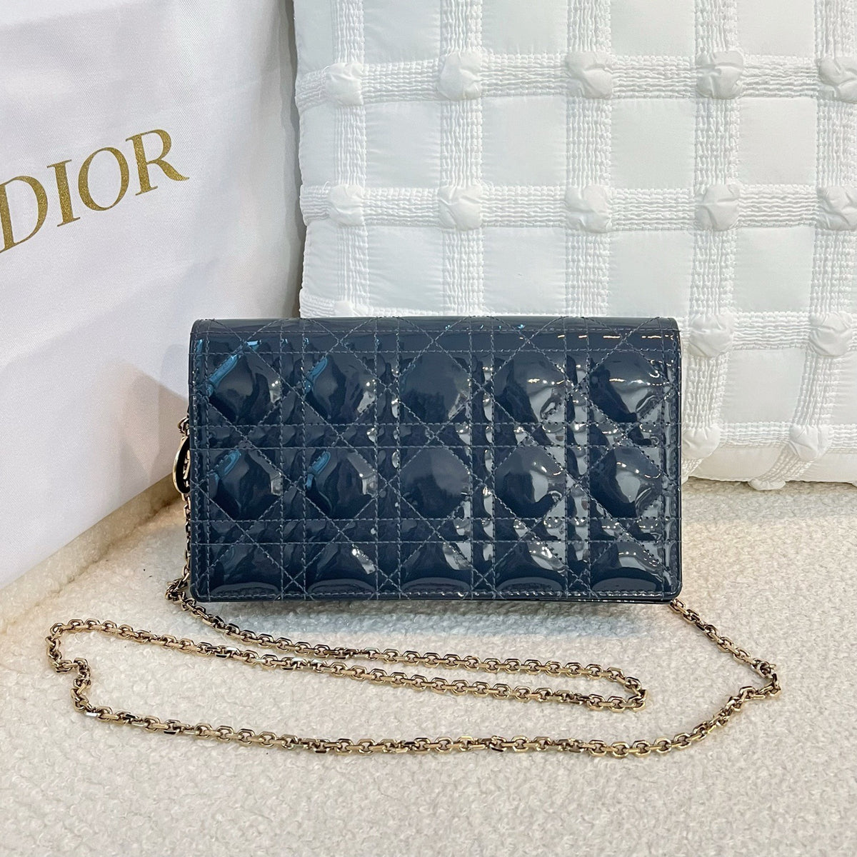 Dior - Other - Patent leather - Blue - (small)