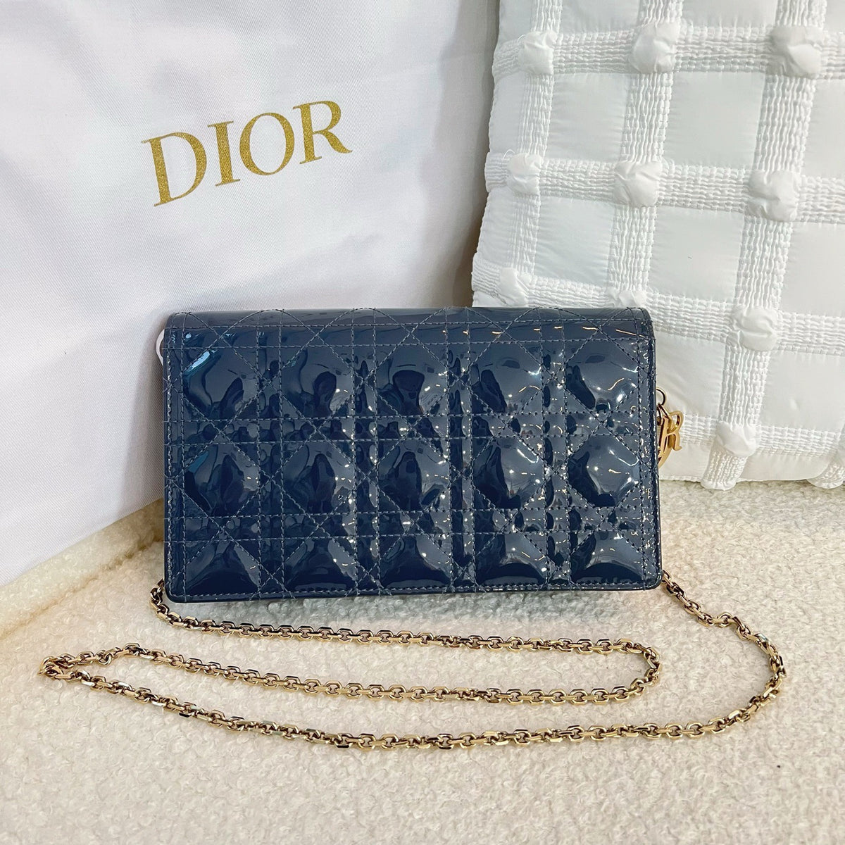 Dior - Other - Patent leather - Blue - (small)