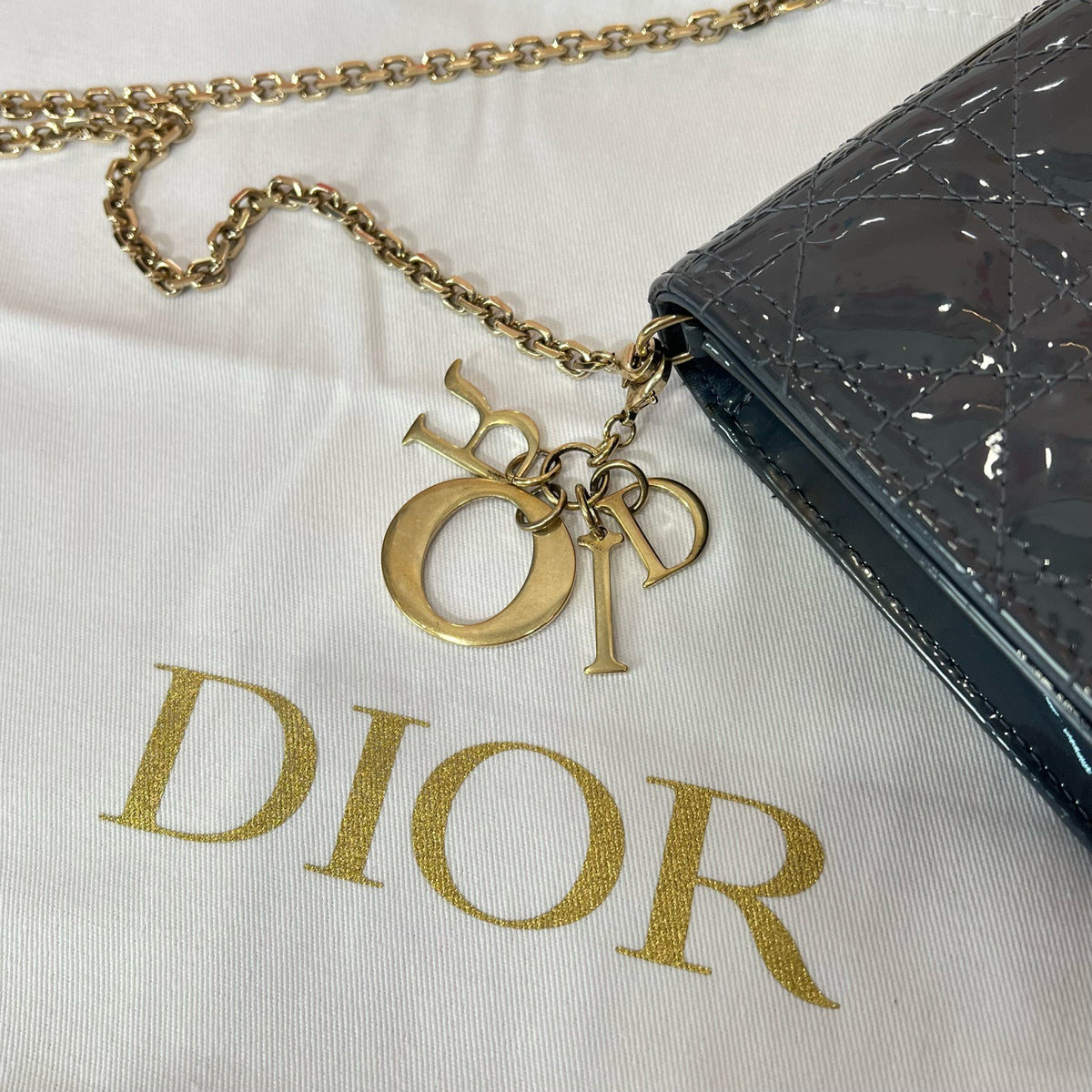 Dior - Other - Patent leather - Blue - (small)