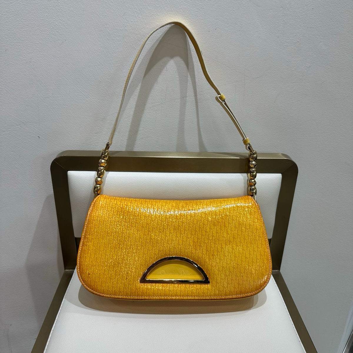 Dior - Other - Patent leather - Yellow - (small)