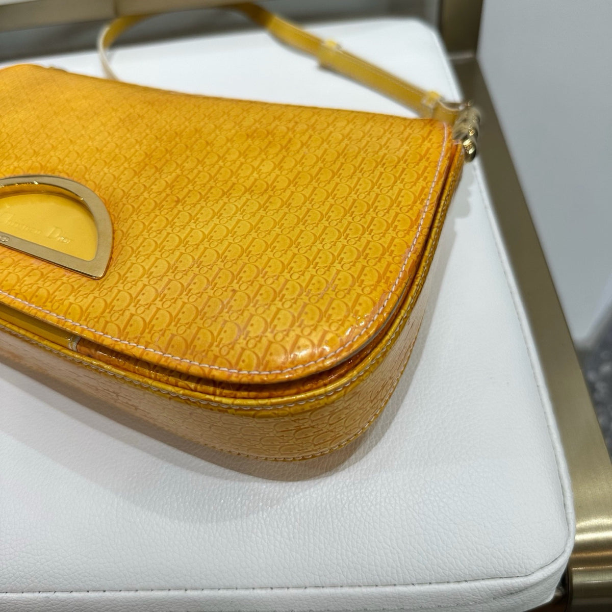 Dior - Other - Patent leather - Yellow - (small)