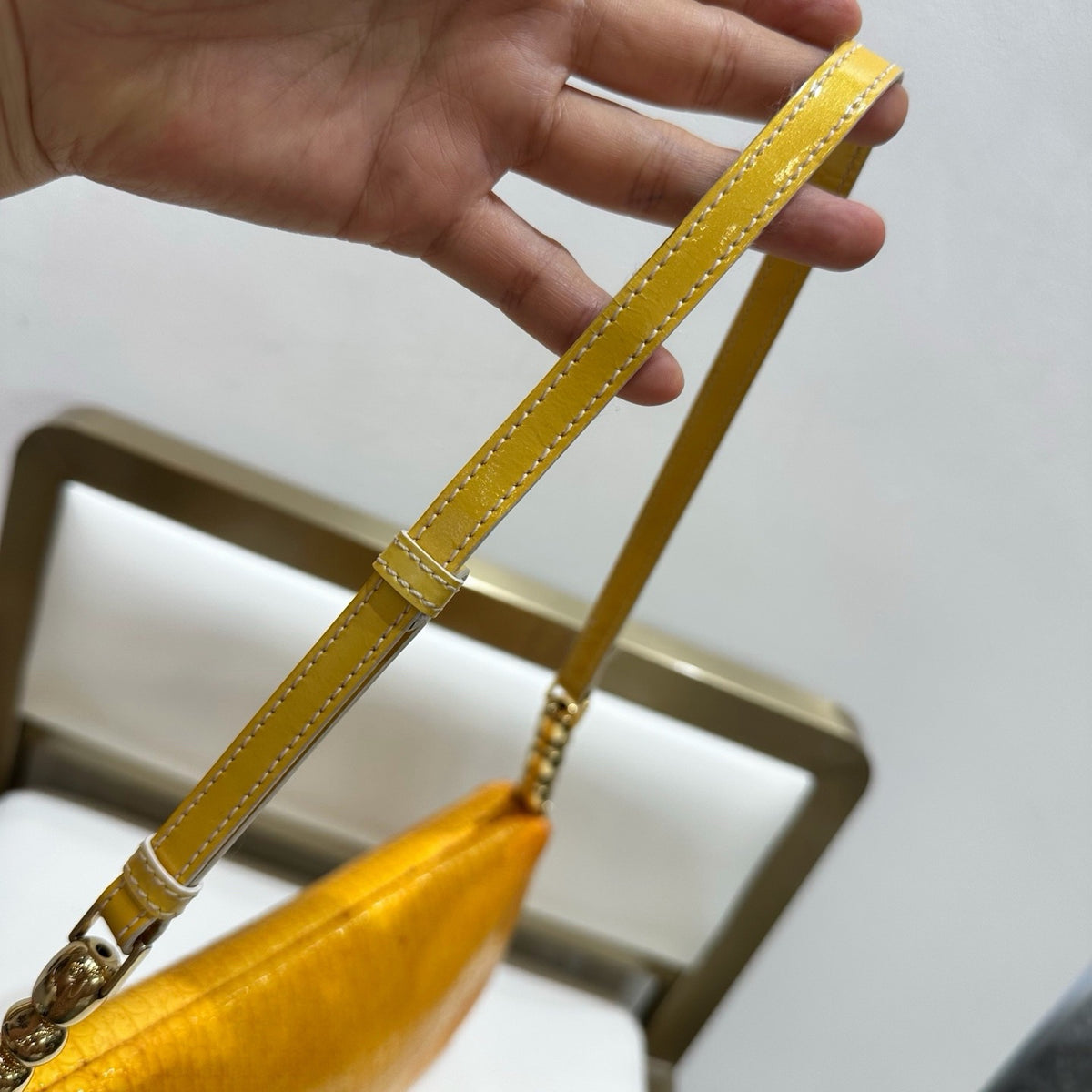 Dior - Other - Patent leather - Yellow - (small)