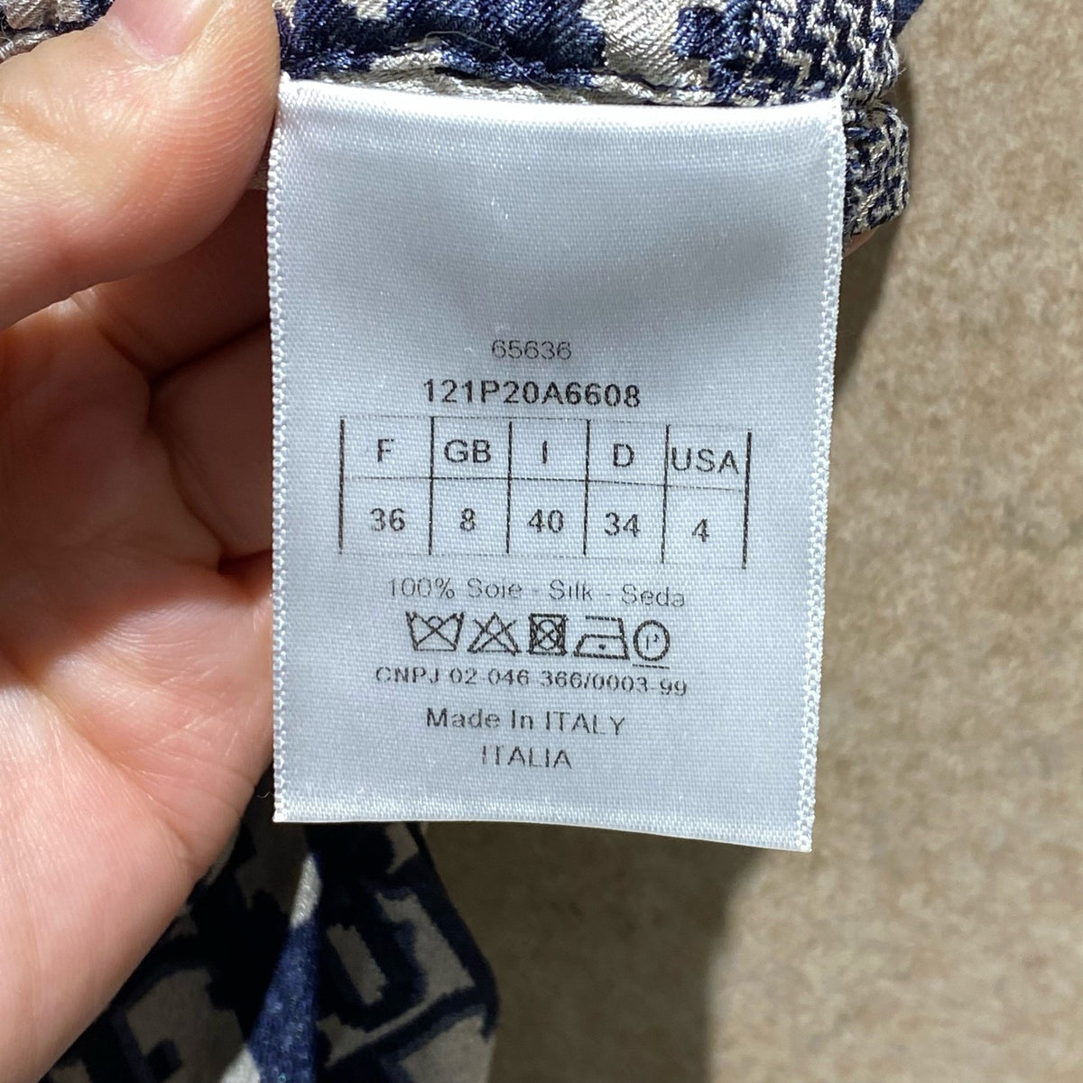 Dior - Other - Silk - Blue - (36)