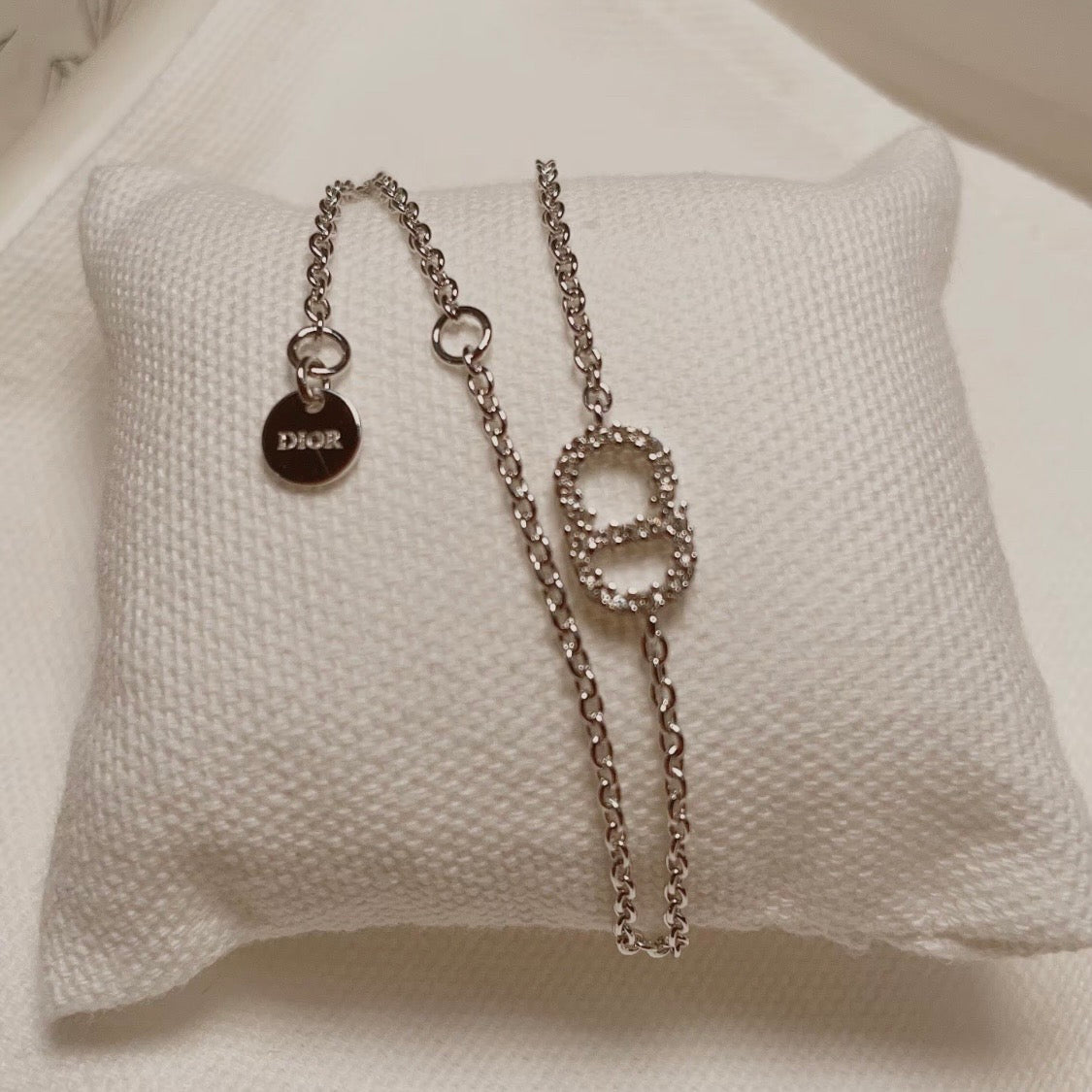Dior - Other - Silver-tone metal with crystal embellishments - Silver