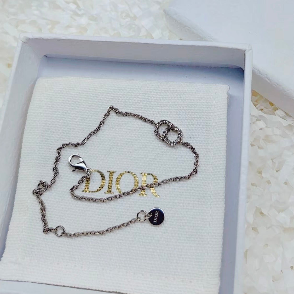 Dior - Other - Silver-tone metal with crystal embellishments - Silver