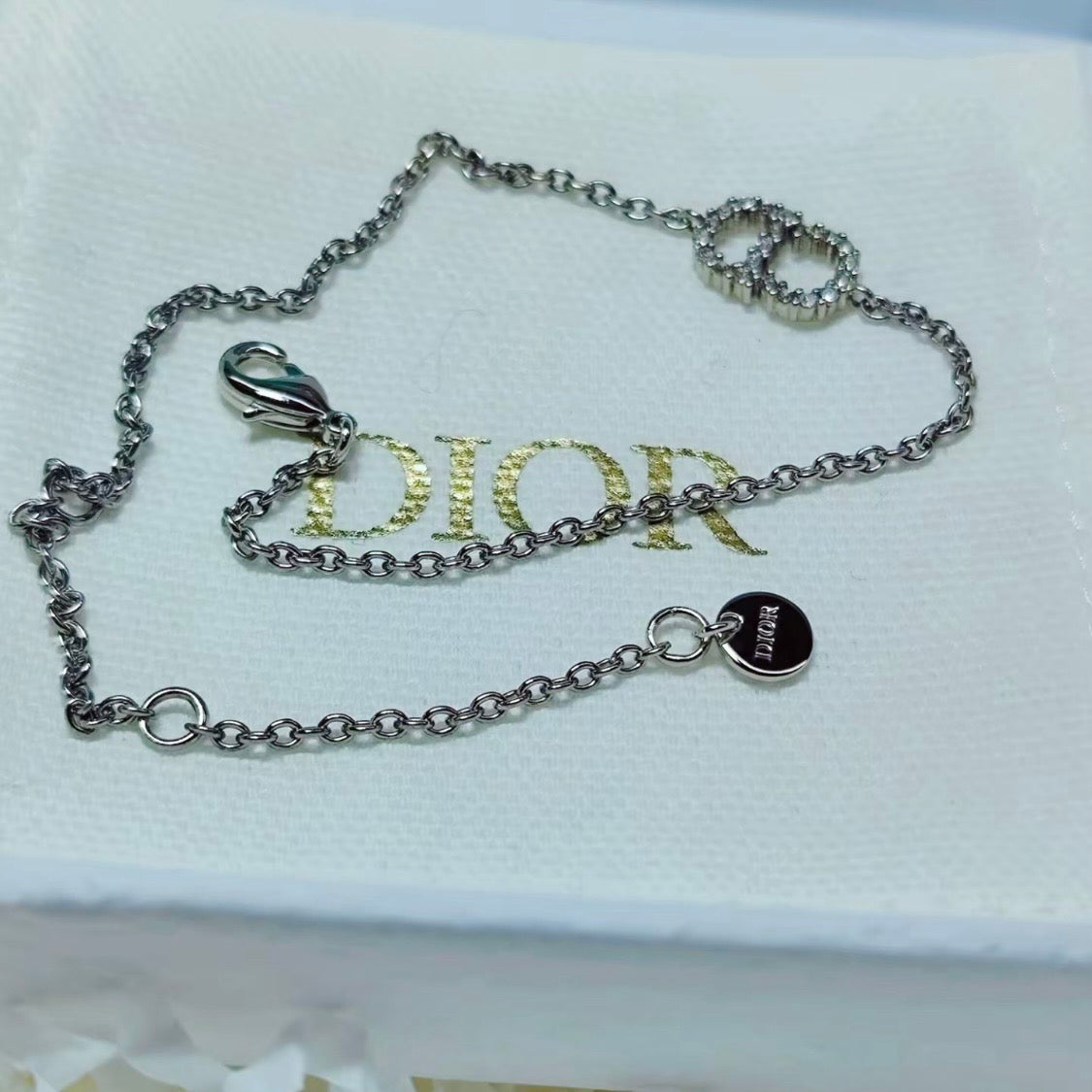 Dior - Other - Silver-tone metal with crystal embellishments - Silver