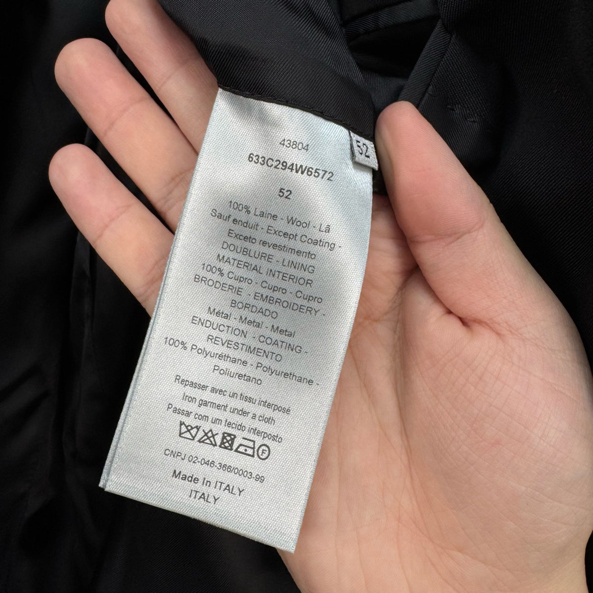 Dior - Other - Wool - Black - (52)