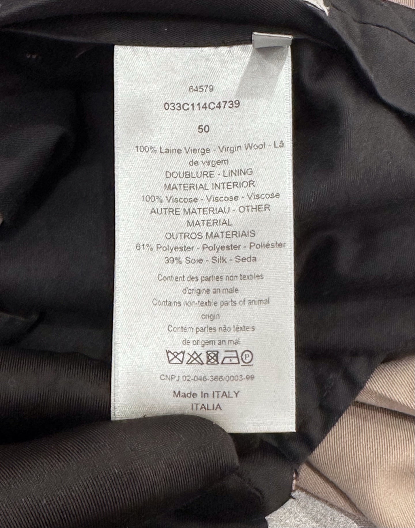 Dior - Other - Wool - Grey - (50)