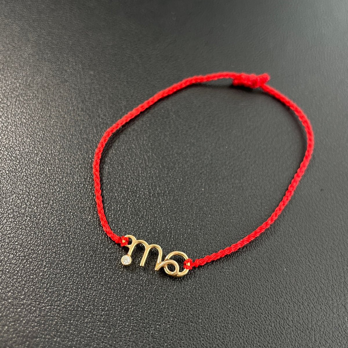 Dior - Oui - 18K yellow gold with a diamond - Red - (Adjustable)