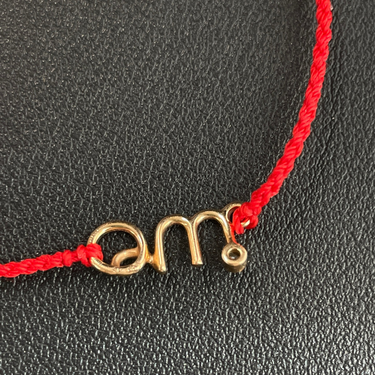 Dior - Oui - 18K yellow gold with a diamond - Red - (Adjustable)