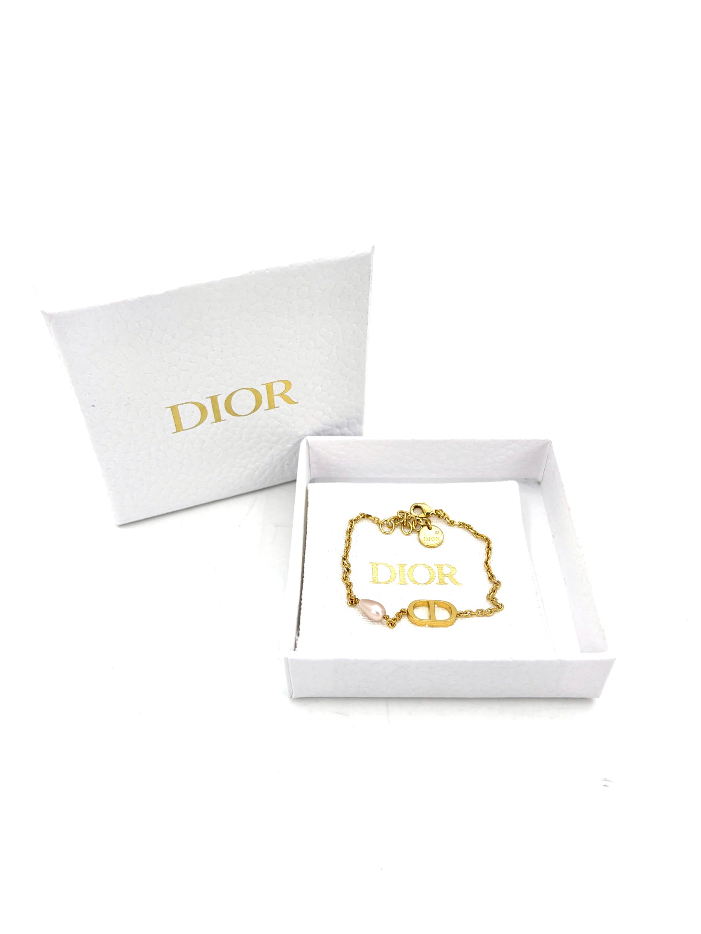 Dior - Petit CD - Gold plated - Gold