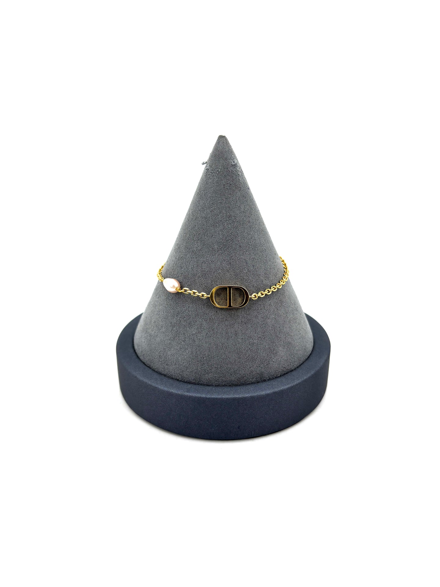 Dior - Petit CD - Gold plated - Gold