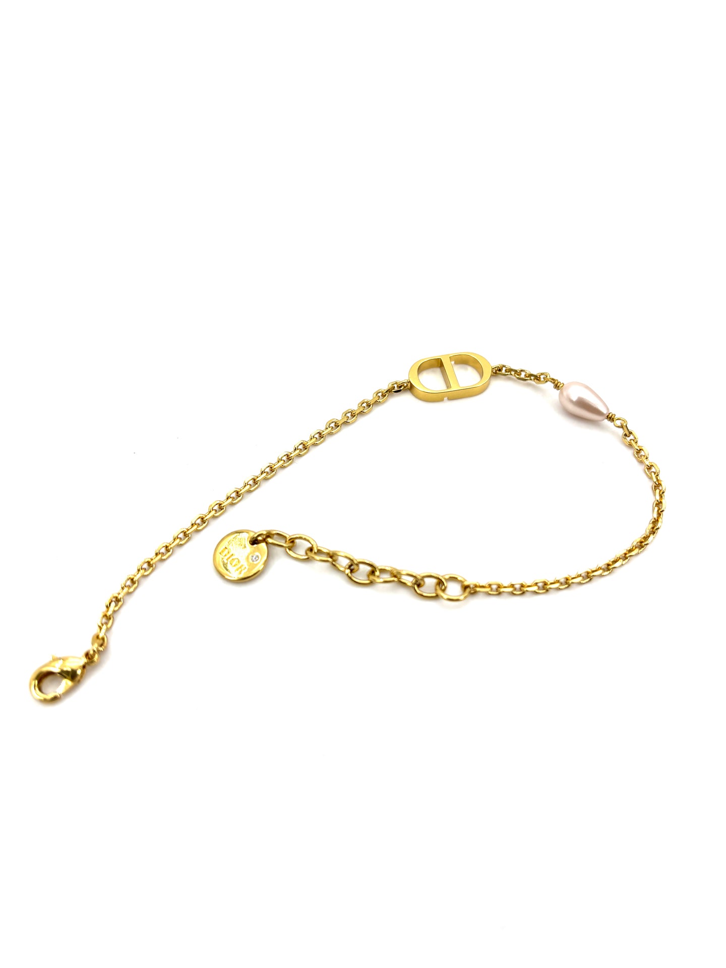 Dior - Petit CD - Gold plated - Gold