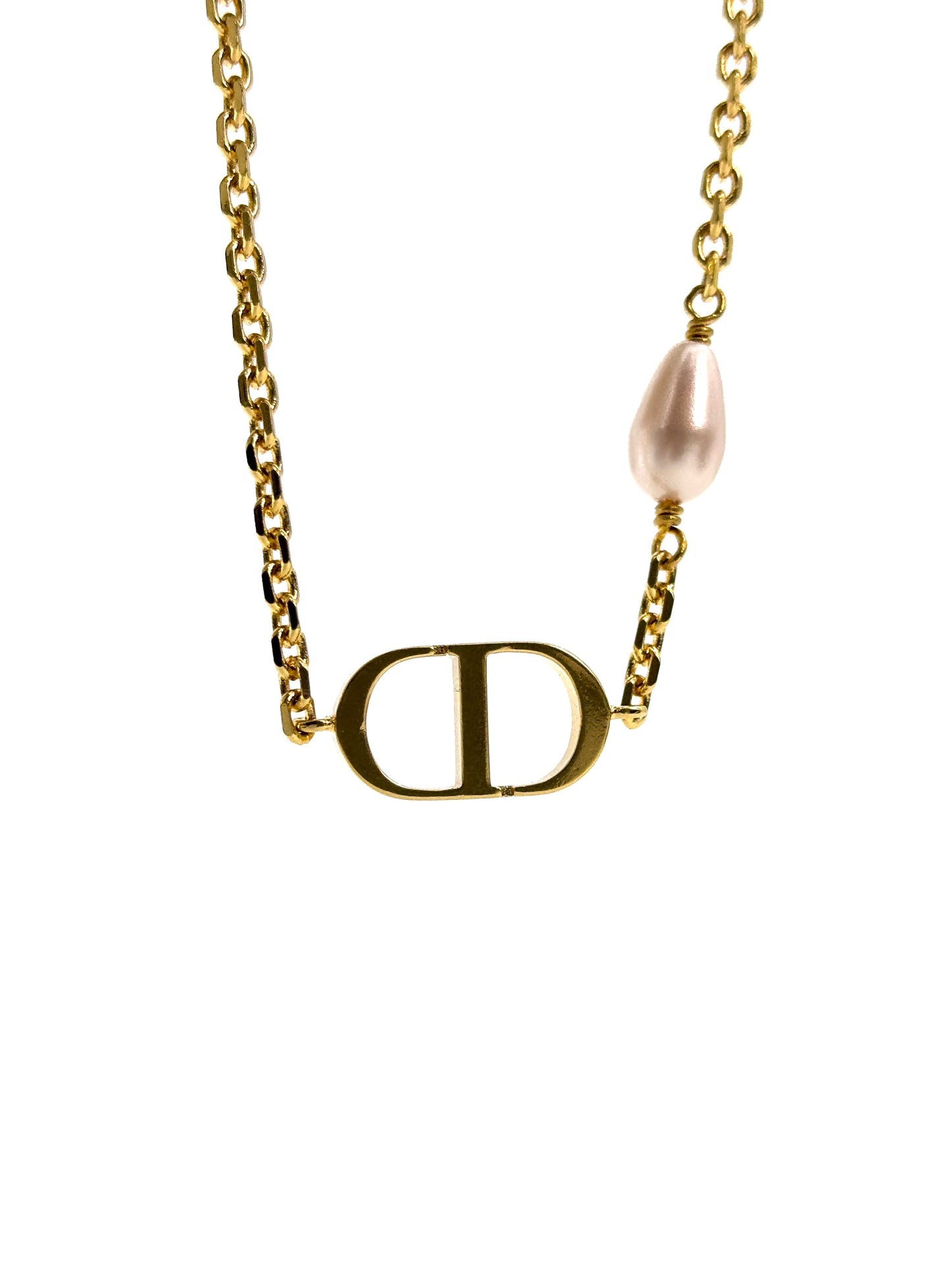 Dior - Petit CD - Gold plated - Gold