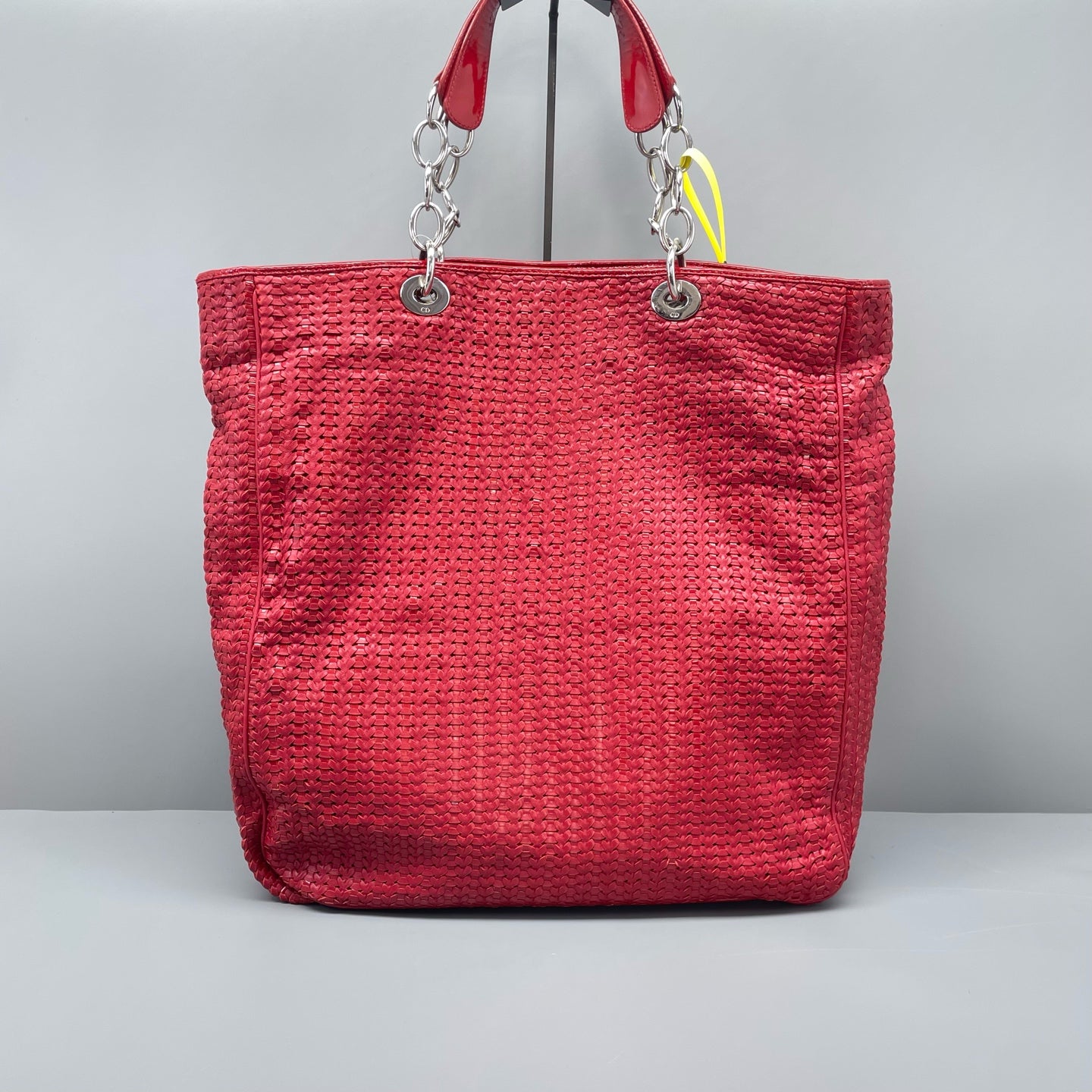 Dior - Rattan Tote - Leather - Red - (large)