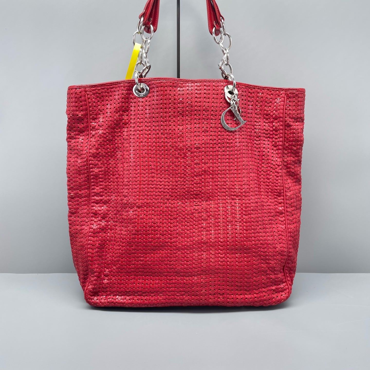 Dior - Rattan Tote - Leather - Red - (large)