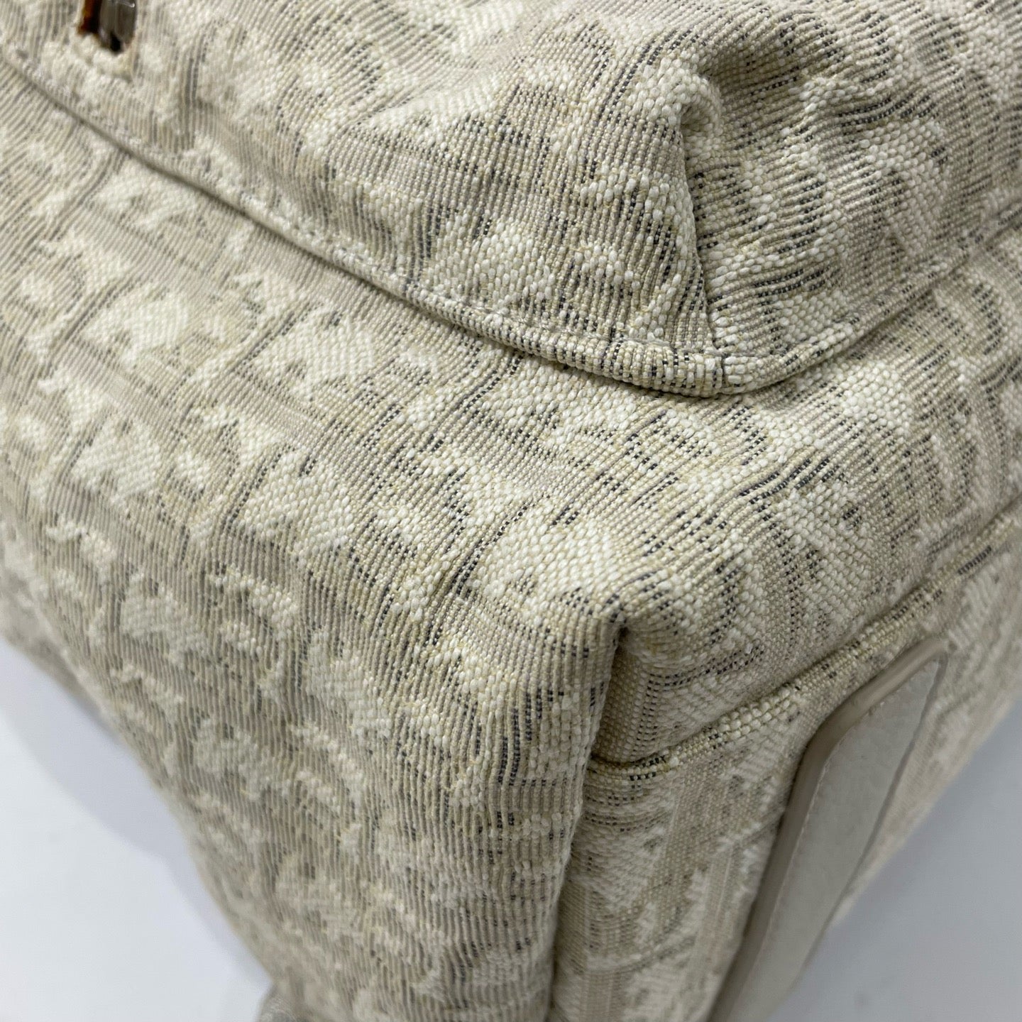 Dior - Rider Backpack - Embroidered Oblique canvas with cowhide leather trim - Beige - (Large)