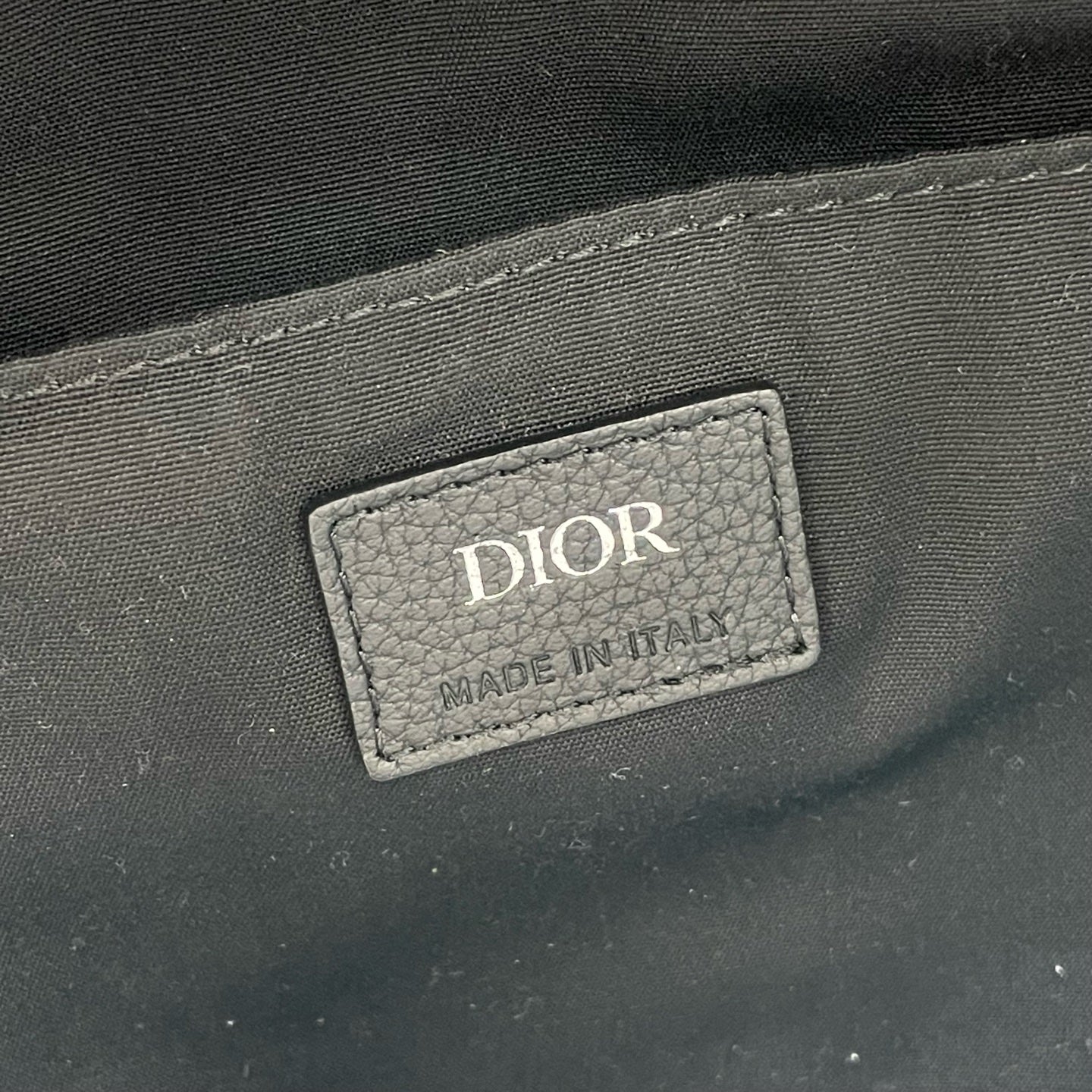 Dior - Rider - Dior Oblique jacquard canvas with black leather trim - Blue and Black - (Large)