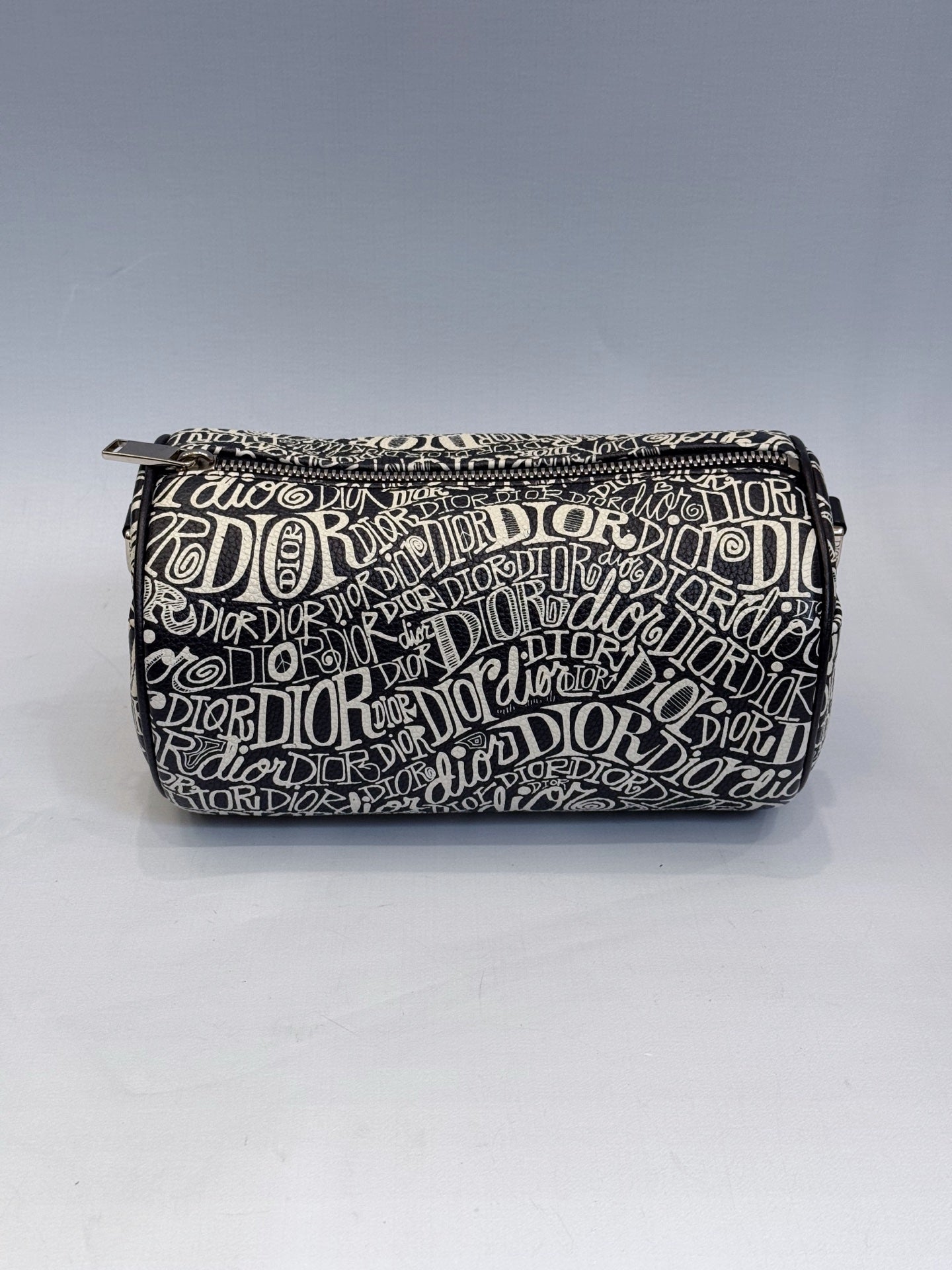 Dior - Roller Barrel Bag Stussy Collaboration - Coated Canvas - Black and White - (mini)