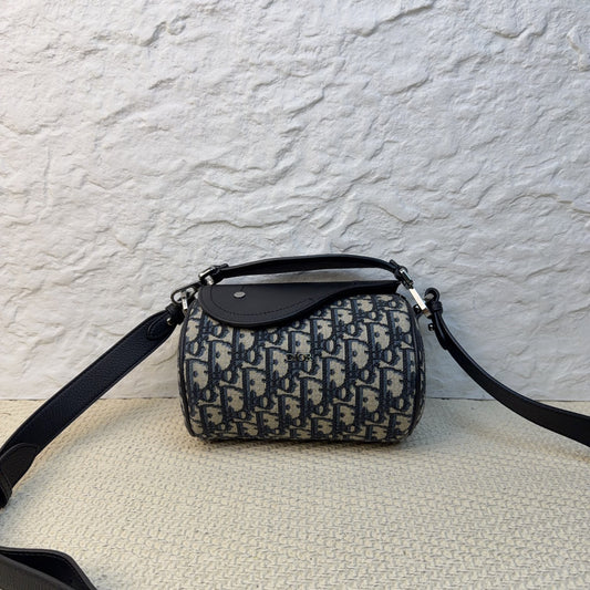 Dior - Roller Saddle Bag - Cloth - Brown - (Small)