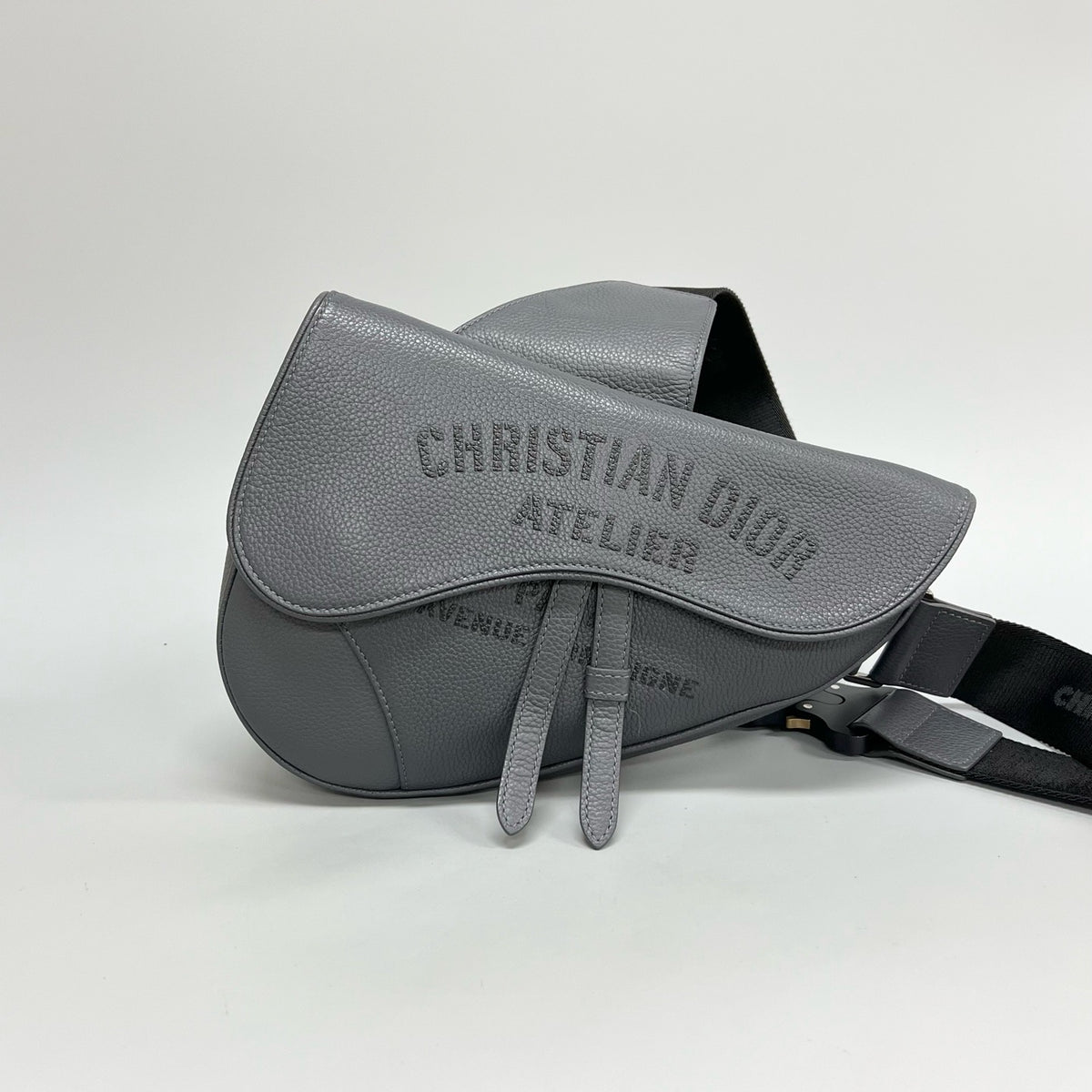 Dior - Saddle 1947 - Leather - Grey - (medium)