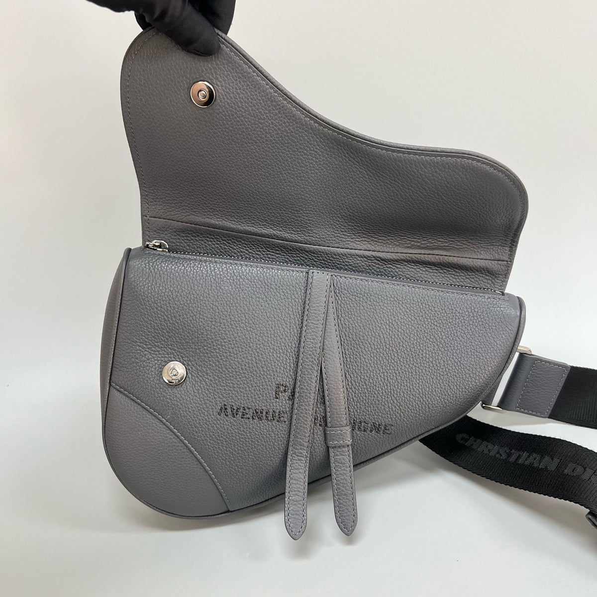 Dior - Saddle 1947 - Leather - Grey - (medium)
