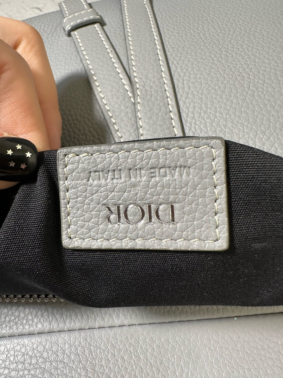 Dior - Saddle 1947 - Leather - Grey - (medium)