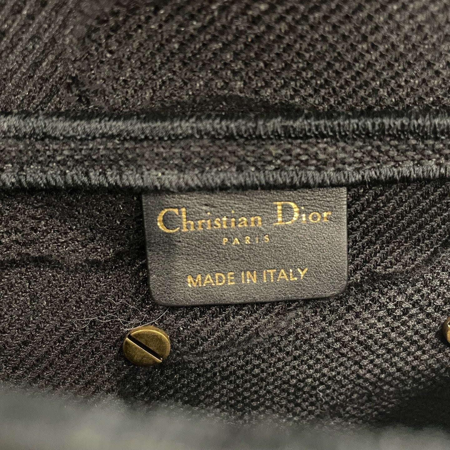 Dior - Saddle - Cloth - Black