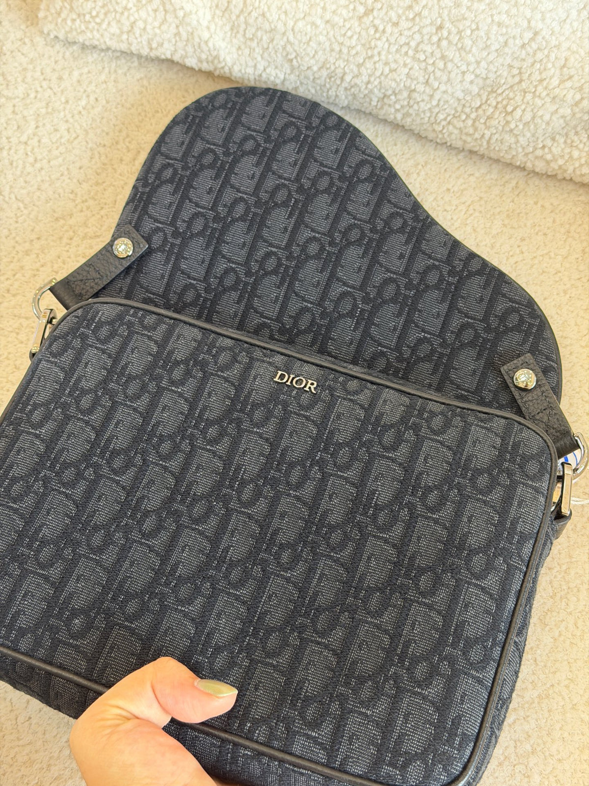 Dior - Saddle 3-in-1 - Cloth - Navy