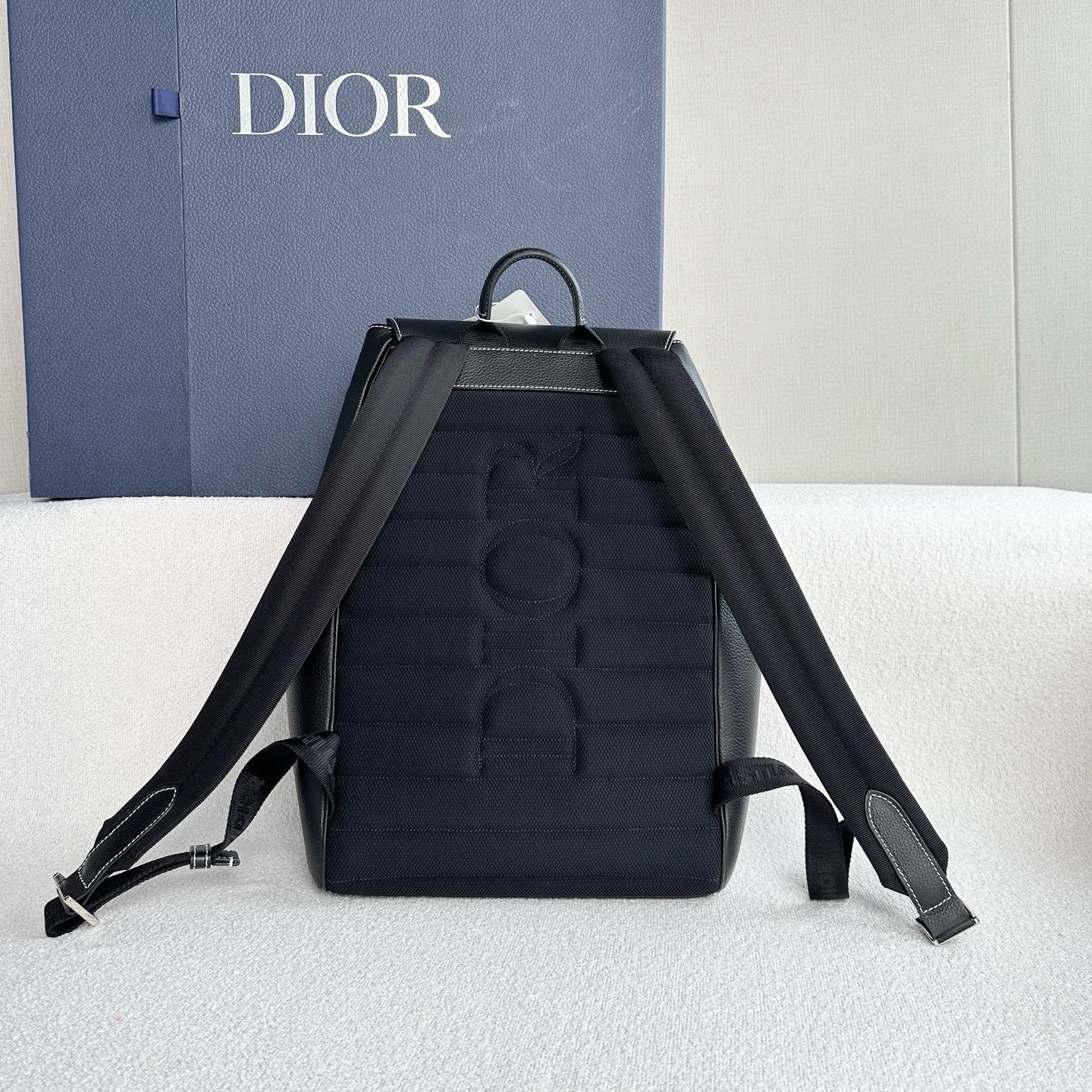 Dior - Saddle Backpack - Leather - Black - (Medium)