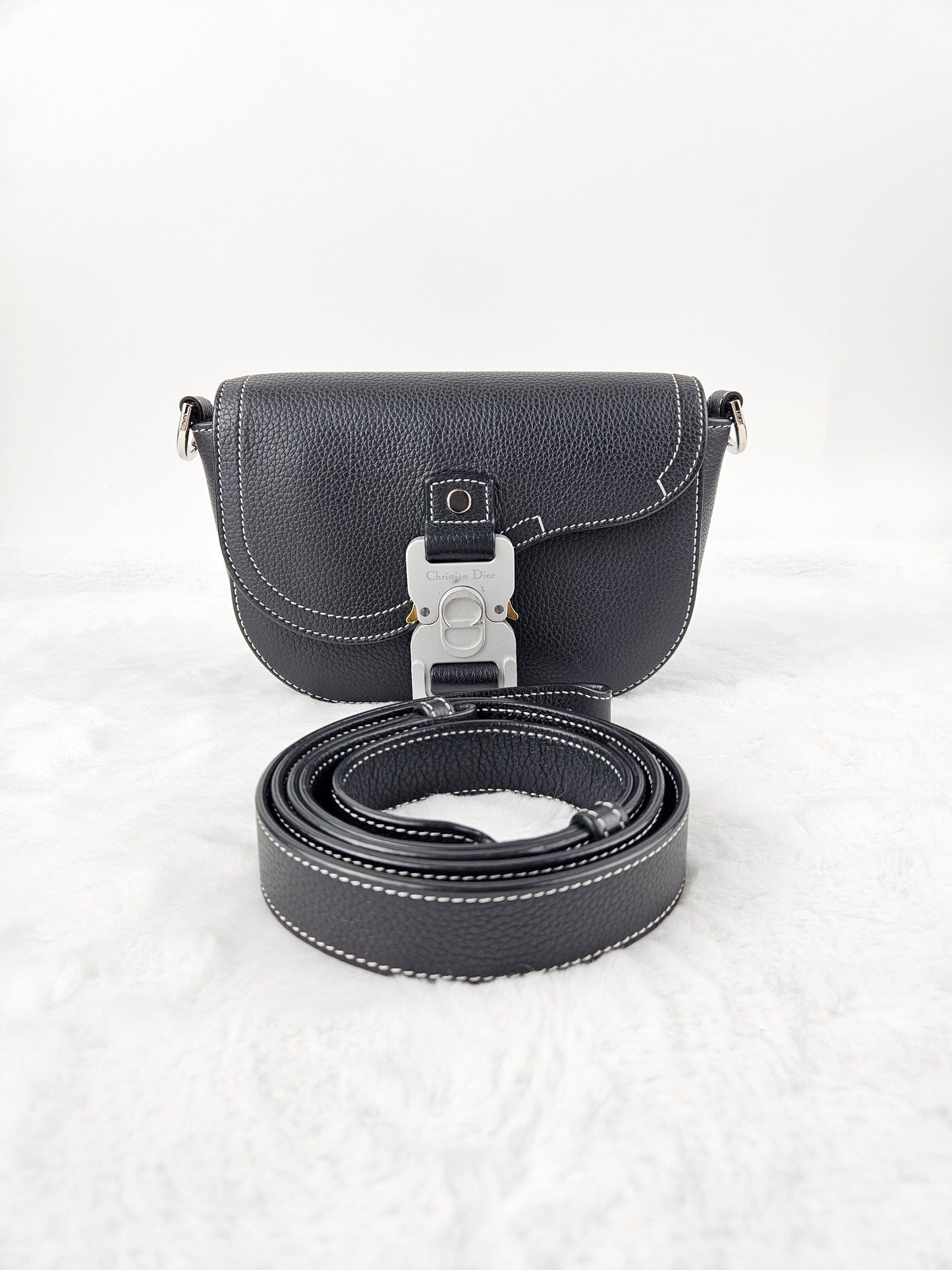 Dior - Saddle Bag - Calfskin - Black - (mini)