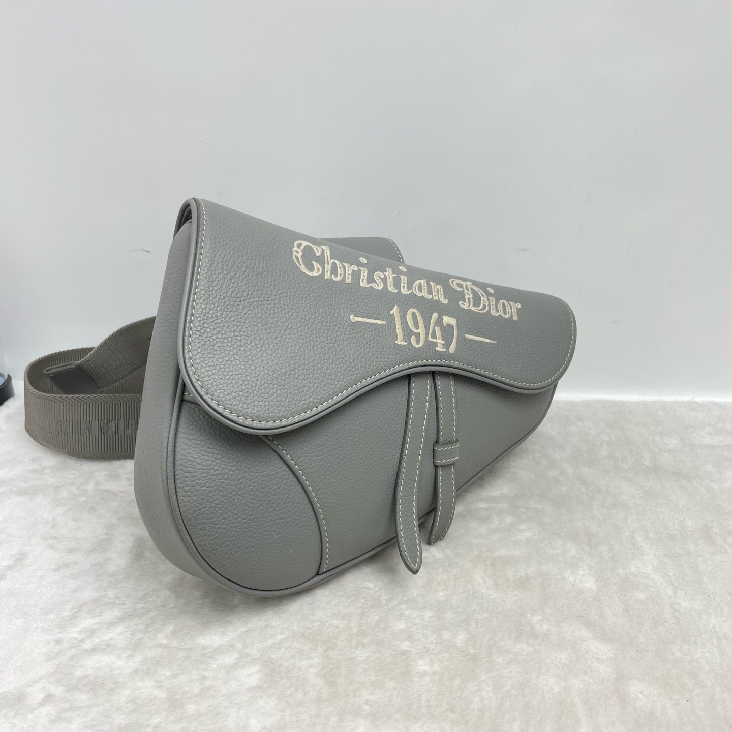 Dior - Saddle Bag - Calfskin - Grey - (Medium)