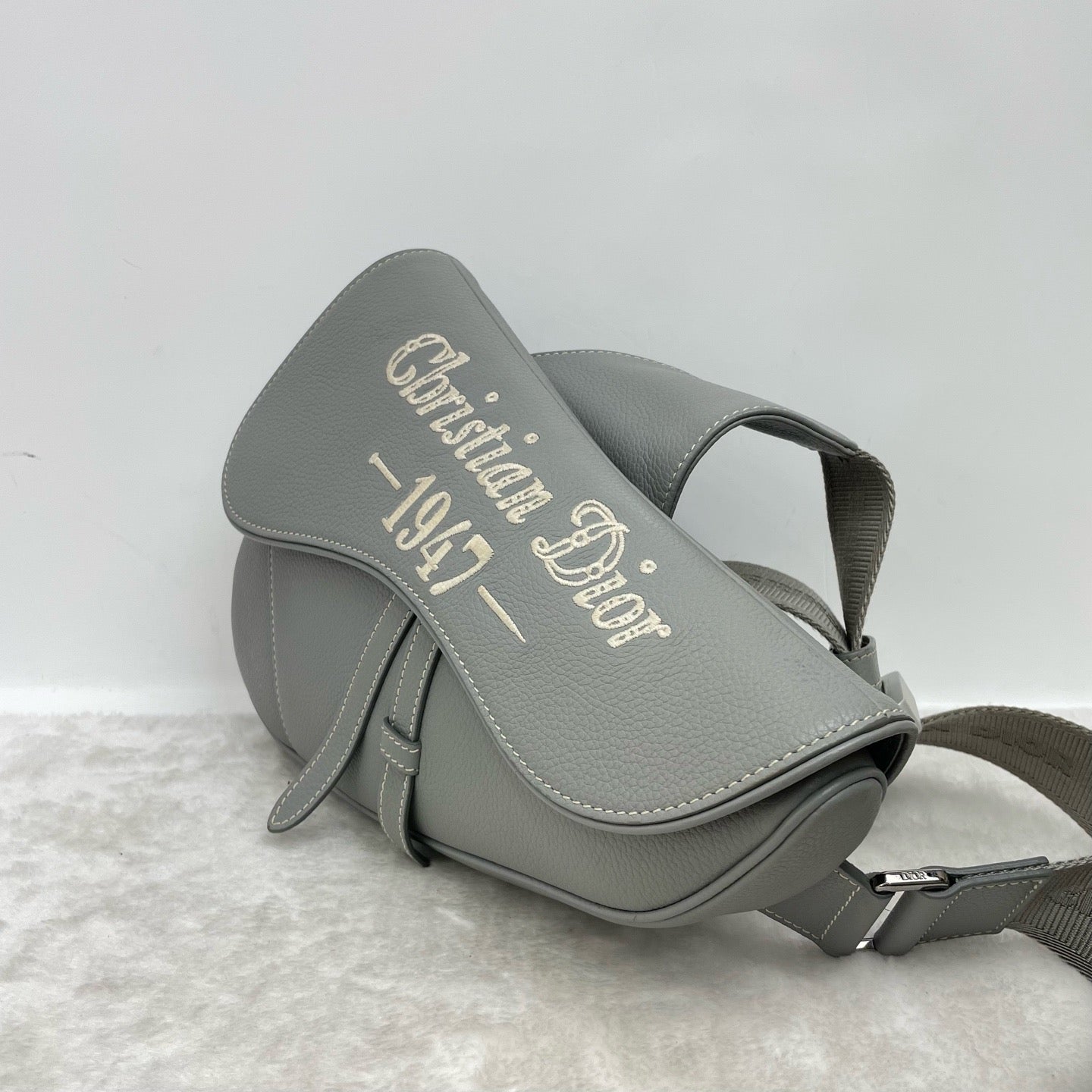Dior - Saddle Bag - Calfskin - Grey - (Medium)