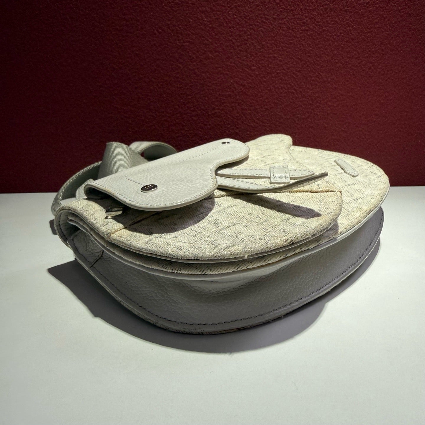 Dior - Saddle Bag - Cloth - Beige - (mini)